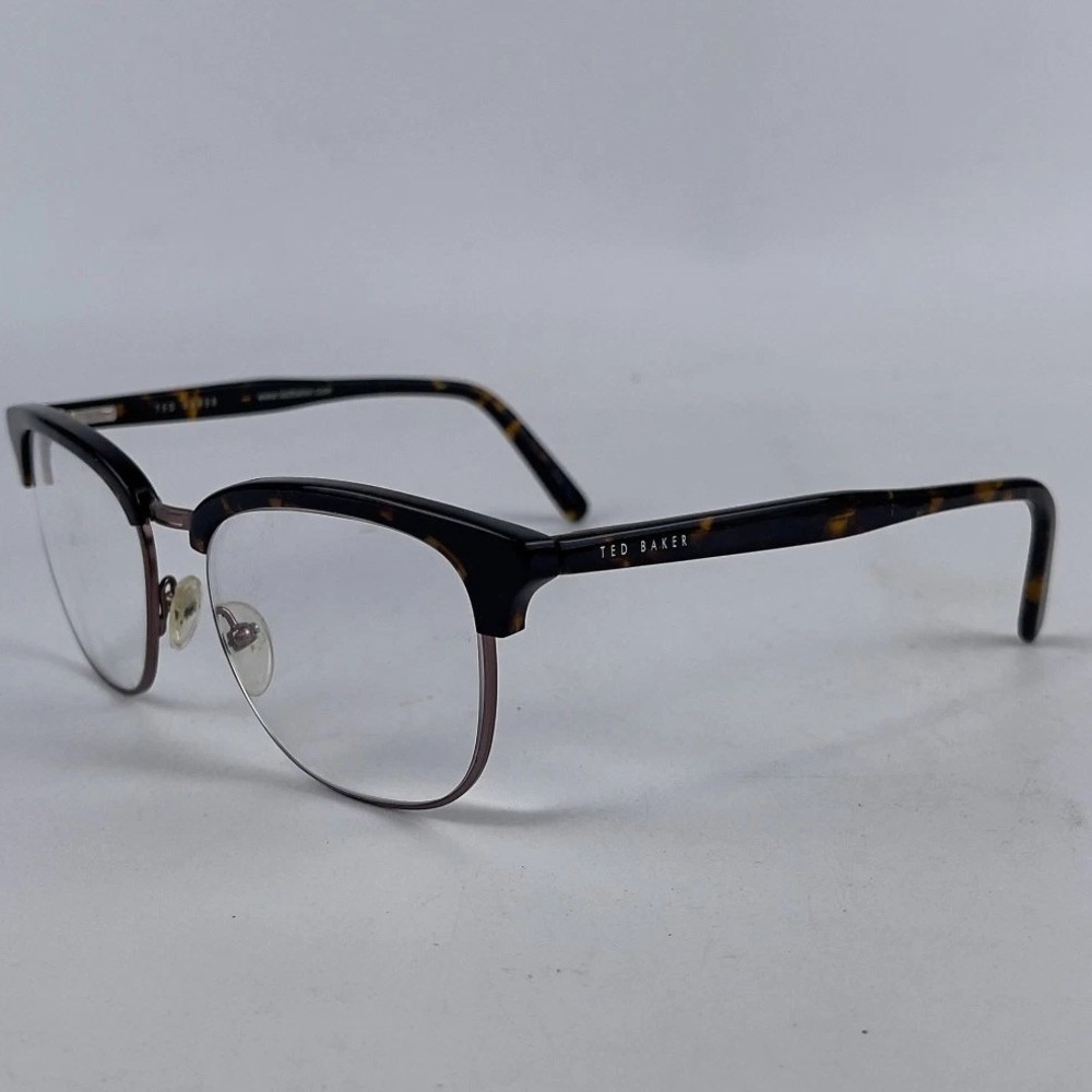Ted Baker B623 Tor Men's Eyeglasses Frame‎ Black Half Rim 54-18-140 mm